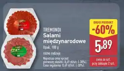 ALDI Tremondi Salami międzynarodowe oferta
