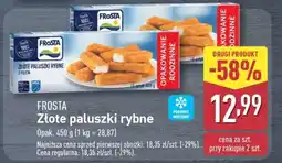 ALDI FROSTA Złote paluszki rybne oferta