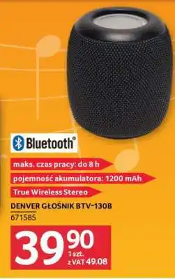 Selgros DENVER GŁOŚNIK BTV-130B oferta