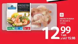 Selgros Krewetki białe 31-40 225 g oferta