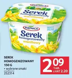 Selgros Serek homogenizowany waniliowy oferta