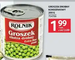 Selgros Groszek drobny konserwowy oferta