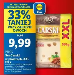 Lidl PILOS Ser Carski w plastrach, XXL oferta
