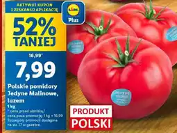 Lidl Polskie pomidory Jedyne Malinowe, luzem oferta