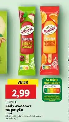 Lidl HORTEX Lody owocowe na patyku oferta