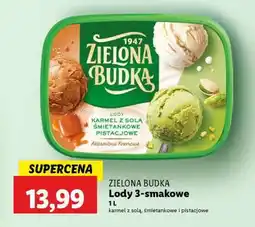 Lidl ZIELONA BUDKA Lody 3-smakowe oferta