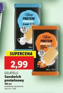 Lidl GELATELLI Sandwich proteinowy oferta