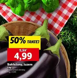 Lidl Bakłażany, luzem oferta
