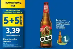 Lidl Żubr, butelka zwrotna oferta