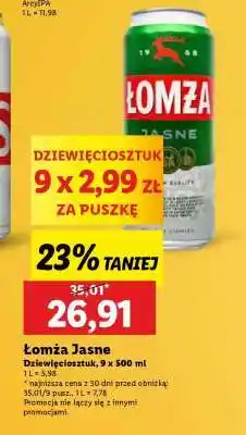 Lidl Łomża Jasne oferta