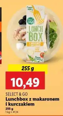 Lidl SELECT & GO Lunchbox z makaronem i kurczakiem oferta