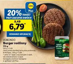 Lidl VEMONDO Burger roślinny oferta