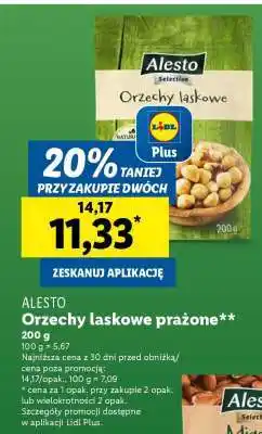 Lidl ALESTO Orzechy laskowe prażone oferta