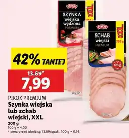 Lidl PIKOK PREMIUM Szynka wiejska lub schab wiejski, XXL oferta