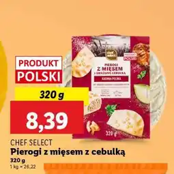 Lidl CHEF SELECT Pierogi z mięsem z cebulką oferta