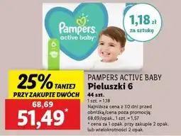 Lidl PAMPERS ACTIVE BABY Pieluszki 6 oferta