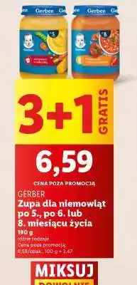 Lidl Gerber Zupa dla niemowląt oferta