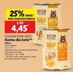 Lidl COSHIDA PURE TASTE Karma dla kota oferta