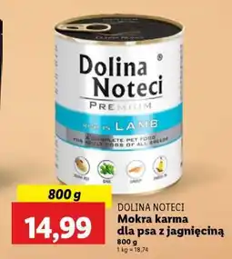 Lidl Dolina Noteci Mokra karma dla psa z jagnięciną oferta