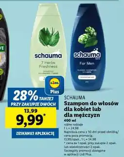 Lidl Schauma Szampon do włosów dla kobiet lub dla mężczyzn oferta