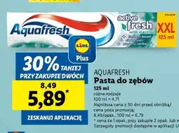 Lidl AQUAFRESH Pasta do zębów oferta