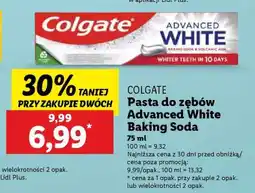 Lidl Colgate Pasta do zębów Advanced White Baking Soda oferta