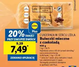Lidl Bułeczki mleczne z czekoladą oferta