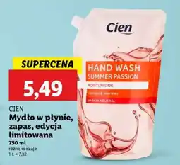 Lidl Cien Mydło w płynie, zapas, edycja limitowana oferta