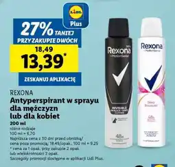 Lidl REXONA Antyperspirant w sprayu oferta
