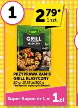 Groszek PRZYPRAWA KAMIS GRILL KLASYCZNY 20 g oferta