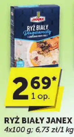 Groszek Ryż biały Janex 4x100g oferta