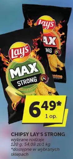 Groszek Chipsy Lay's Strong 120g oferta