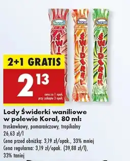 Biedronka Lody Koral oferta
