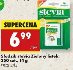 Biedronka Słodzik Zielony Listek oferta