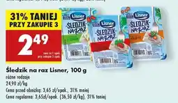 Biedronka Śledzik Lisner oferta