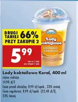 Biedronka Lody Koral oferta