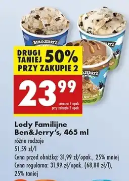 Biedronka Lody Ben & Jerry's oferta