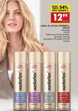 Biedronka Lakier do włosów Wellaflex oferta