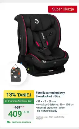 Fotelik samochodowy Lionelo