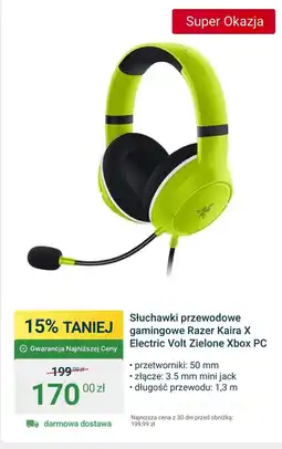 ERLI Słuchawki Razer oferta