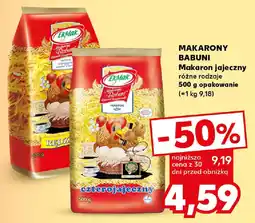 Kaufland MAKARONY BABUNI Makaron jajeczny oferta