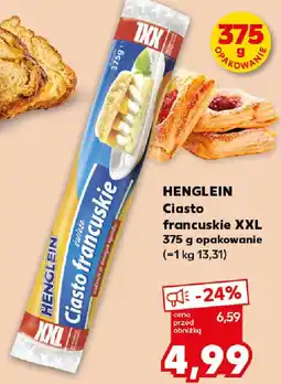 Kaufland HENGLEIN Ciasto francuskie XXL oferta