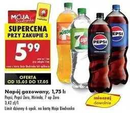 Biedronka Napój Pepsi Zero oferta