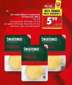 Biedronka Ser salami Światowid oferta