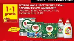 Biedronka Płyn do mycia naczyń teatree & mint Fairy Sensitive oferta