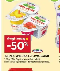 Stokrotka Serek wiejski z owocami oferta