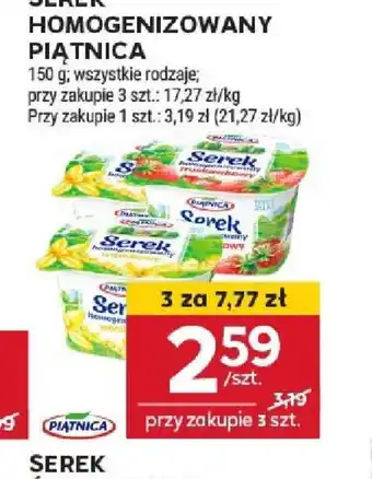 Stokrotka Serek homogenizowany Piątnica oferta