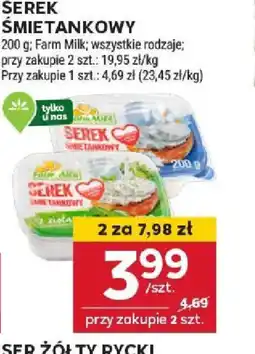 Stokrotka Serek śmietankowy Farm Milk oferta