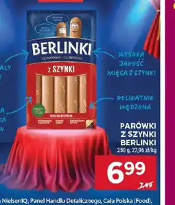 Stokrotka Parówki z szynki Berlinki oferta