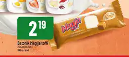 Polomarket Batonik Magija toffi 40g Zemaitijos oferta